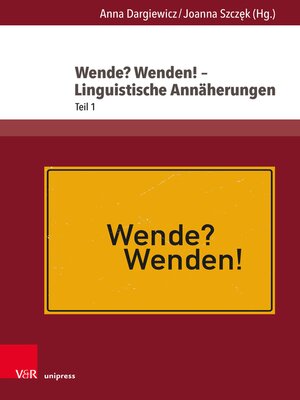 cover image of Wende? Wenden! – Linguistische Annäherungen, Teil 1